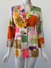 Load image into Gallery viewer, Spring 1994 Runway Todd Oldham &amp; Kenny Scharf blazer
