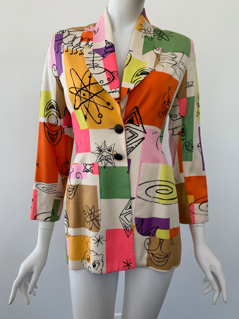 Spring 1994 Runway Todd Oldham & Kenny Scharf blazer