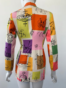 Spring 1994 Runway Todd Oldham & Kenny Scharf blazer